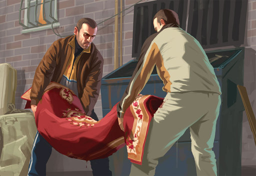 Grand Theft Auto IV - Подборка качественного фанарта по играм серии GTA